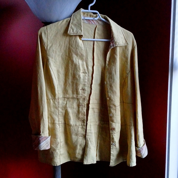 Vintage yellow jacket - Picture 3 of 10